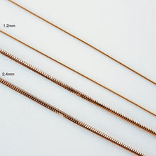 Load image into Gallery viewer, 14k gold signature snake chain by Talāyee fine jewelry