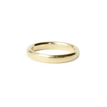 Load image into Gallery viewer, 18k Gold beveled ring on a light gray background