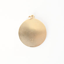 Load image into Gallery viewer, Talayee fine jewelry 14k yellow gold medallion pendant.