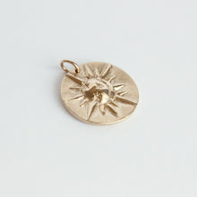 Load image into Gallery viewer, talayee fine jewelry's sun moon and stars pendant in 14k gold