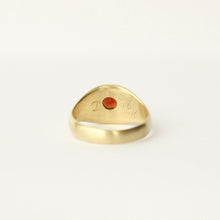 Load image into Gallery viewer, talayee fine jewelry's persepolis ring featuring a red spinel set in 18k gold shown on a white background