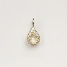 Load image into Gallery viewer, 14k gold or sterling silver fig jewelry charm. Handmade in San Francisco by Talayee Fine Jewelry.