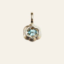 Load image into Gallery viewer, Bloom Pendant with Blue Zircon