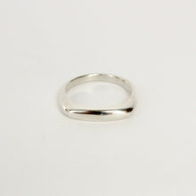 Load image into Gallery viewer, sterling silver alternative wedding band for him handmade by talayee fine jewelry
