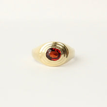 Load image into Gallery viewer, talayee fine jewelry's persepolis ring featuring a red spinel set in 18k gold shown on a white background