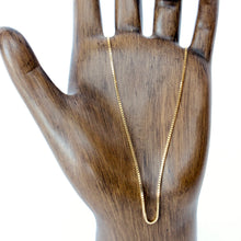 Load image into Gallery viewer, talayee fine jewelry's classic 14k gold box chain
