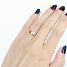 Load image into Gallery viewer, 6mm wide wedding band handmade in 14k yellow gold for men or women. perfect for layering or stacking rings.