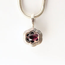 Load image into Gallery viewer, Bloom Pendant with Rhodolite Garnet