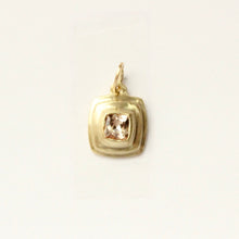 Load image into Gallery viewer, talayee fine jewelry's persepolis pendant featuring an imperial topaz set in 18k gold shown on a white background
