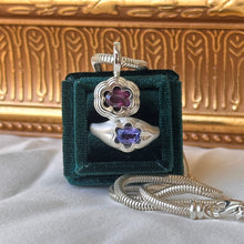 Load image into Gallery viewer, Bloom Pendant with Rhodolite Garnet