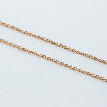Load image into Gallery viewer, 14k yellow gold 1.2mm wide cable chain by Talāyee Fine Jewelry