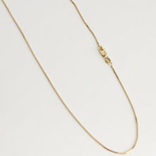 Load image into Gallery viewer, talayee fine jewelry&#39;s classic 14k gold box chain
