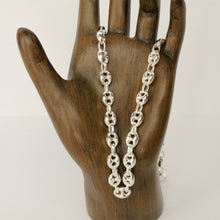 Load image into Gallery viewer, sterling silver puffed mariner chain by talayee fine jewelry
