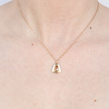 Load image into Gallery viewer, talayee fine jewelry persepolis pendant featuring a fancy cut sunstone set in 14k gold.
