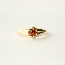 Load image into Gallery viewer, Talayee Fine Jewelry&#39;s Baby Bloom ring in 14k gold ring with a citrine on a white background
