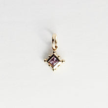 Load image into Gallery viewer, light purple sapphire aurora charm by talayee fine jewelry
