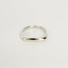 Load image into Gallery viewer, sterling silver alternative wedding band for him handmade by talayee fine jewelry

