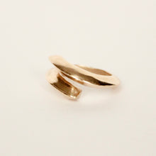 Load image into Gallery viewer, Bold 14k gold modern statement ring made for men and women
