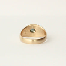 Load image into Gallery viewer, talayee fine jewelry&#39;s persepolis ring featuring a rose cut montana sapphire set in 14k gold shown on a white background
