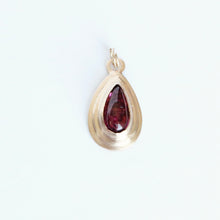 Load image into Gallery viewer, 14k gold and pink tourmaline persepolis pendant
