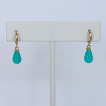 Load image into Gallery viewer, prounis style Aquamarine and Sapphire Alabastra Earrings
