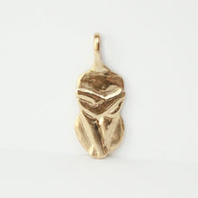 Load image into Gallery viewer, the venus pendant by talayee fine jewelry is a 14k gold female figure pendant handmade in san francisco
