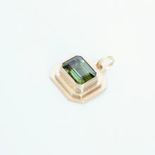 Load image into Gallery viewer, talayee fine jewelry persepolis pendant featuring a green tourmaline gemstone
