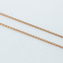 Load image into Gallery viewer, 14k yellow gold 1.2mm wide cable chain by Talāyee Fine Jewelry
