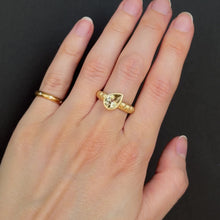 Load and play video in Gallery viewer, Atousa Bezel Ring with Zircon
