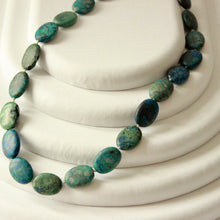 Load image into Gallery viewer, chrysocolla beaded necklace for a statement jewelry look
